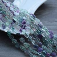 Fluorit Perlen, Buntes Fluorit, DIY, gemischte Farben, Länge:40 cm, verkauft von Strang