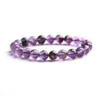 Quartz Bracelets, Purple Rutilated Quartz, Unisex & anti-fatigue, purple .5 Inch 