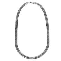 Ожерелье ручной латунные, Латунь, Платиновое покрытие платиновым цвет, длина:Приблизительно 20 дюймовый, продается PC