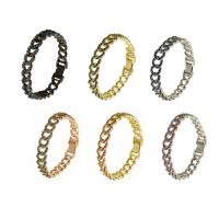 Bracelets en laiton, Placage, plus de couleurs à choisir Environ 7.6 pouce, Vendu par PC