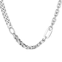 Titanium Steel Jewelry Necklace, fashion jewelry & Unisex, original color 