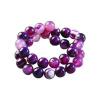 Lace Agate Bracelets, Round, DIY, purple cm 