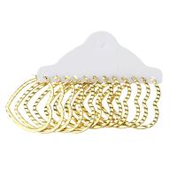 Stainless Steel Hoop Earring, Heart, gold color plated, 6 pieces & fashion jewelry & for woman, golden 