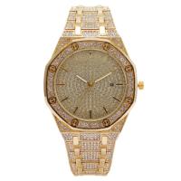 Women Wrist Watch, Iron, with Glass & Stainless Steel, Chinese movement, plated, for woman & with rhinestone 