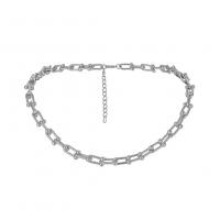 Zinc Alloy Necklace, with 1.97Inch extender chain, plated, Unisex Approx 15.75 Inch 