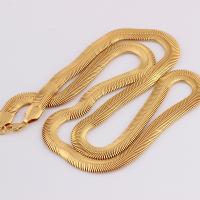 Brass Necklace, for man, golden, 8mm Approx 23.62 Inch 