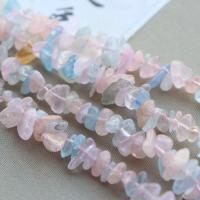 Morganite Beads, Chips, polished, DIY, mixed colors .5 Inch 