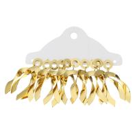 Stainless Steel Drop Earring, gold color plated, 6 pieces & fashion jewelry & for woman, golden 