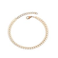 Zinc Alloy Anklet, with 1.97 extender chain, plated, fashion jewelry cm 