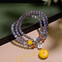 Wrap Bracelets, Beeswax, with Moonstone, 14K gold-filled, for woman Approx 14-16 cm 