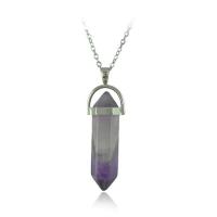 Gemstone Necklaces, Zinc Alloy, with Gemstone, plated & for woman Approx 15.75 Inch 