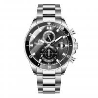 Men Wrist Watch, Stainless Steel, with Glass & Zinc Alloy, Chinese movement, for man & waterproof & luminated 