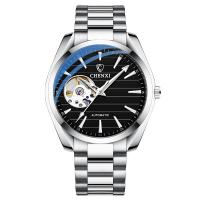Men Wrist Watch, Stainless Steel, with Glass & Zinc Alloy, Chinese movement, for man & waterproof 
