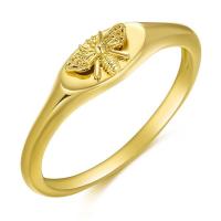 Палец кольцо-латунь, Латунь, Другое покрытие, ювелирные изделия моды & Женский, Золотой, 20mm, продается PC
