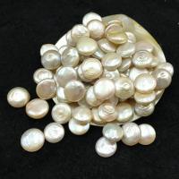 Perlas Moneda Freshwater, Perlas cultivadas de agua dulce, pulido, Bricolaje & diverso tamaño para la opción, Blanco, 13-16mm, Vendido por UD