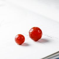 自然な赤い瑪瑙ビーズ, レッドアゲート, 彫刻, DIY & 異なるサイズの選択, レッド, 10-14mm, 売り手 パソコン