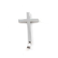 Нержавеющая сталь крест подвески, Нержавеющая сталь 316, Kресты, оригинальный цвет отверстие:Приблизительно 3-5mm, продается PC
