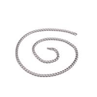 Titanium Steel Jewelry Necklace, Unisex original color 