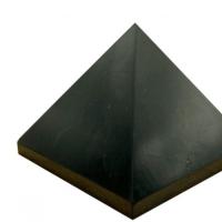 Graphite Pyramid Decoration, black 