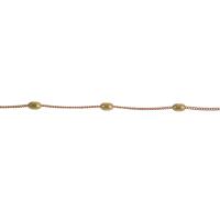 Brass Ball Chain, golden, 3mm m 