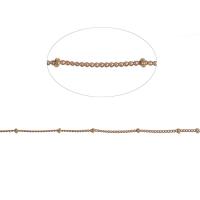 Brass Ball Chain, golden, 14mm m 