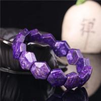 Charoite Bracelet, Unisex  purple cm 