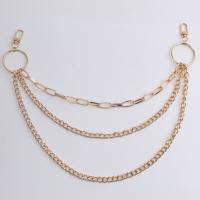 Zinc Alloy Waist Chain, plated, three layers & for woman Approx 11.81 Inch, Approx 14.57 Inch, Approx 18.5 Inch 
