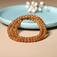 Hetian Jade Wrap Bracelet, Round, for woman, 6mm Approx 16 cm 