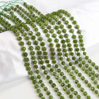 Perles péridot naturel, Olivine naturelle, avec Seedbead, lanterne, poli, DIY & facettes, vert cm, Vendu par brin