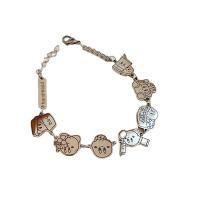 Titanium Steel Bracelet & Bangle, plated, fashion jewelry cm 