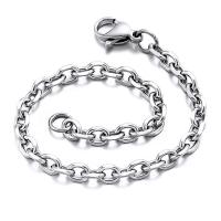 Stainless Steel Chain Necklace, 304 Stainless Steel, Unisex original color 