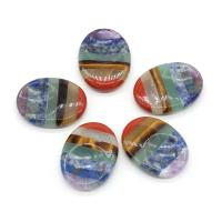 Edelstein Thumb Worry Stone, oval, unisex, gemischte Farben, 30x40mm, verkauft von PC
