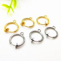 Stainless Steel Clip On Earring Finding 12.5mm 