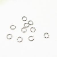 Edelstahl öffnen Sprung Ring, 316 L Edelstahl, Silberfarbe, 1000PCs/Tasche, verkauft von Tasche