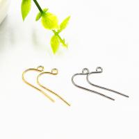 Stainless Steel Hook Earwire, 316L Stainless Steel, plated 