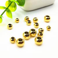 Stainless Steel Beads, 304 Stainless Steel, plated, golden 