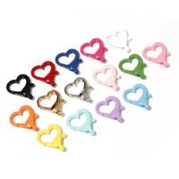 Zinc Alloy Lobster Clasp, Heart, plated Approx 
