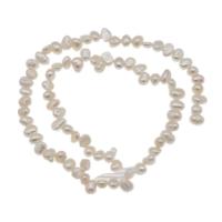 Keshi Cultured Freshwater Pearl Beads, irregular & top drilled, white Approx 14.57 Inch 