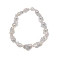 Baroque Cultured Freshwater Pearl Beads, DIY, white, 14-16mm Approx 15 Inch 