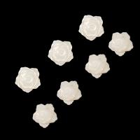 Natural White Shell Beads, Rose, DIY white Approx 15 Inch 