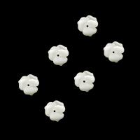 Natural White Shell Beads, Flower, DIY, white, 10mm Approx 15 Inch 