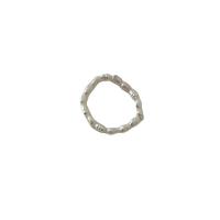 Культивированный пресноводные жемчужные палец кольцо, Пресноводные жемчуги, Женский, белый, 17mm, продается PC