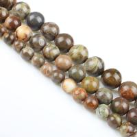 Perles agates, Agate, Rond, poli, DIY, couleurs mélangées cm, Vendu par brin