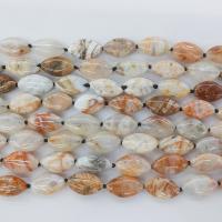 Achat Perlen, Pferdeauge, poliert, DIY, gemischte Farben, Länge:38 cm, verkauft von Strang
