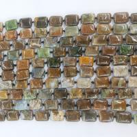 агатовые бисеры, Агат, Прямоугольная форма, полированный, DIY, разноцветный длина:38 см, продается Strand