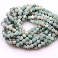Laugh Rift Agate Beads, Round, polished green Approx 15 Inch 