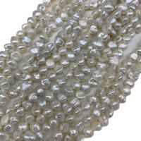 Perles de culture d'eau douce Keishi, perle, baroque, blanc, 5-6mm Environ 14.57 pouce, Vendu par brin