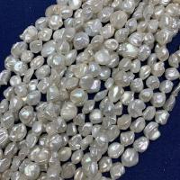 Perles de culture d'eau douce Keishi, perle d'eau douce cultivée, baroque, DIY, blanc, 7-9mm Environ 15.35 pouce, Vendu par brin