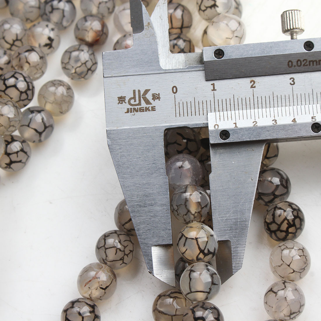 Natürliche Drachen Venen Achat Perlen, Drachenvenen Achat, rund, verschiedene Größen vorhanden, Grade AAAAAA, Bohrung:ca. 1mm, Länge:ca. 15.5 ZollInch, verkauft von Strang