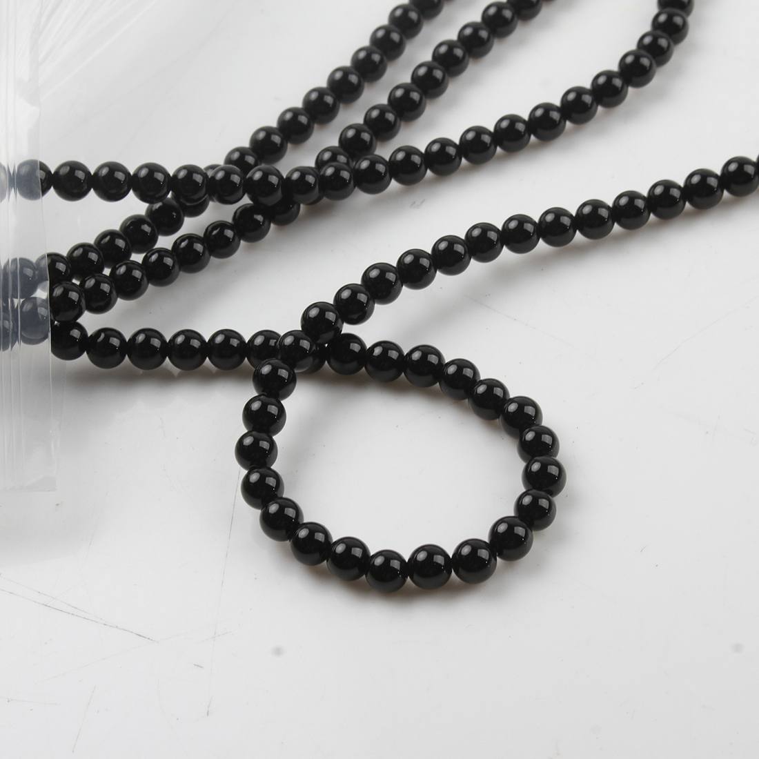 Natural Black Agate Beads, Round, different size for choice, Grade AAAAAA, Hole:Approx 1mm, Length:Approx 15 Inch, Sold By Strand